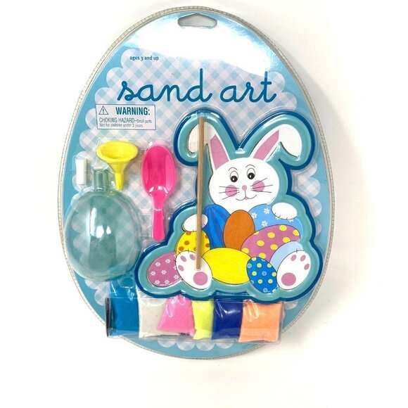 Vintage Target Easter Sand Art Craft Picture Bottle - Picture 1 of 3